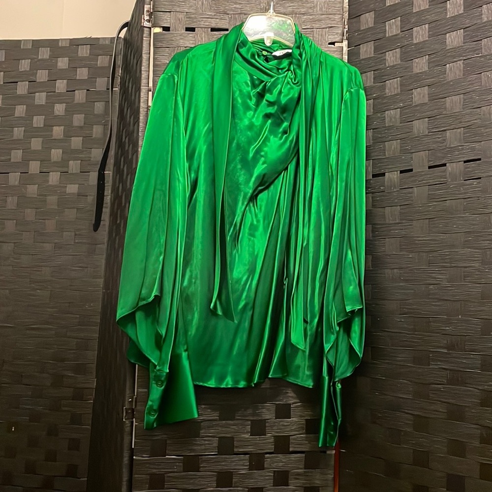 Zara green size XL blouse
